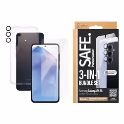 PanzerGlass SAFE. by ® 3-in-1 Protection Pack Samsung Galaxy A55 5G