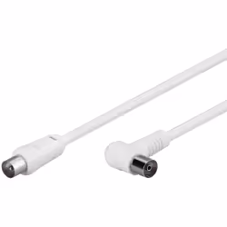 Microconnect COAX015WA, 1.5 m, IEC, IEC, White