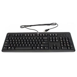 HP 672647-111 keyboard Universal USB Swiss Black