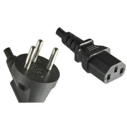 Microconnect PE010418ISRAEL power cable Black 1.8 m Power plug type H C13 coupler