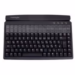 Keyboard. programmable. 128 keys. numeric. USB. incl.: keys. colour: black