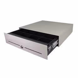 APG Cash Drawer E3000, Metal, Grey, 12 - 24 V, 446 mm, 410 mm, 109 mm