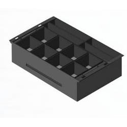 APG Cash Drawer 20466PAC cash tray ABS synthetics Black