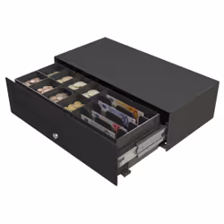 APG Cash Drawer Micro – A, Steel, Black, 24 V, 453 mm, 224 mm, 130 mm