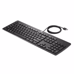 Get fast data entry and quick USB connectivity with the HP USB Business Slim Keyboard. designed to complement the 2015 class ...