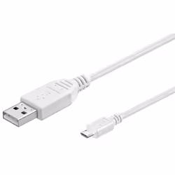 This USB cable is for connection of external USB devices with Micro USB Type B sockets (e.g. Smart-Phone or MP3-player) to th ...