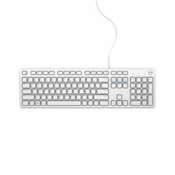 DELL KB216 keyboard Universal USB QWERTZ German White