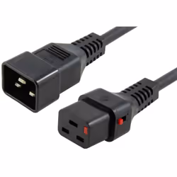 Microconnect PC1286, 3 m, C20 coupler, C19 coupler, H05VV-F, 250 V, 16 A