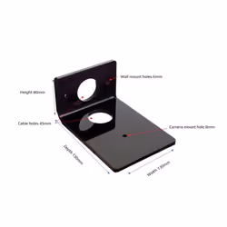 Vivolink VLSHELF-S BLACK AV equipment shelf Plastic