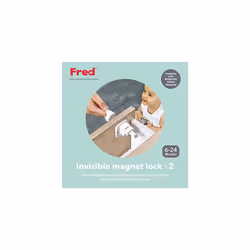 Home Safety Invisible Magnet Lock | Hidden Childproof Cupboard and Drawer Lock | Pack of 2 Baby Safety Catches | Pure White