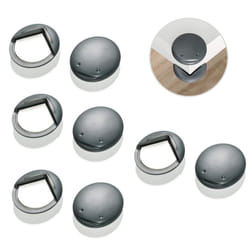 Home Safety Adhesive Corner Protector | Baby Safety Plastic Sharp Edge Corner Guards | Includes 8 Safe Table Corner Protectors | Dark Grey