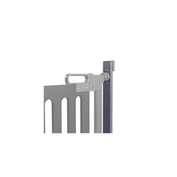 Fred Safety Universal Wall and Skirting Kit, Dark Grey, Fit Any Stair Gate Over A Skirting Boards Or Against Sloping Walls