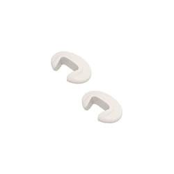Home Safety Door Slam Stopper | Baby Safety Finger Guards for Internal Doors | Includes 2 Plastic Baby Proofing Door Stoppers | PureÂ White