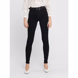 ONLY 15093134, Jeans, Female, Adult, Black, XXL, Highwaist fit