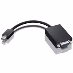 Attach a VGA analog monitor to Mini DisplayPort.