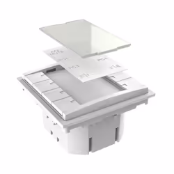 Vivolink VLCP8B push-button panel White - Additional view 4