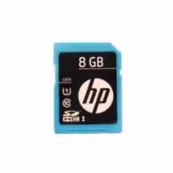 HPE 8GB SD, 8 GB, SD, Class 10, Black, Blue