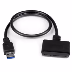 With this SATA cable you can get access to a SATA SSD pr HDD from your laptop. You can also connect to external drives everyw ...