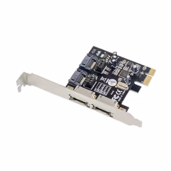 This board is a single-chip. PCI Express to two SATA Gen III 6Gb/s channels host controller that brings server-class features ...