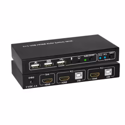 Microconnect MC-HDMI-USBKVM, Black
