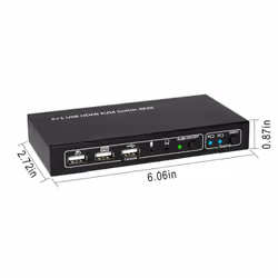 Microconnect MC-HDMI-USBKVM KVM switch Black