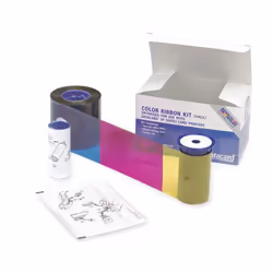 The Datacard 534700-004-R010 YMCKT Colour Ribbon is a five-panel full-colour ribbon including a topcoat. The kit also contain ...
