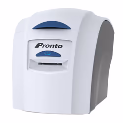 The Magicard Pronto is ideal for businesses and agencies with low-demand for plastic card printing. This hand-fed printer pro ...