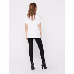 ONLY 15106662 T-shirt Round neckline Short sleeve Elastane, Polyester, Viscose