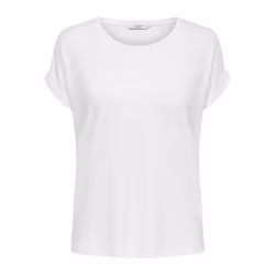 ONLY 15106662 T-shirt Round neckline Short sleeve Elastane, Polyester, Viscose