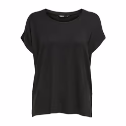 ONLY 15106662 T-shirt Round neckline Short sleeve Elastane, Polyester, Viscose