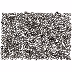 Creativ Company 686730, Glass, Grey, Round bead