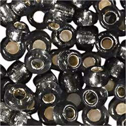 Creativ Company 686740 beads Round bead Glass Black