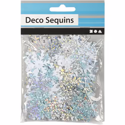 Creativ Company 52177 rhinestone/sequin Blue, Silver, White 4.5 cm