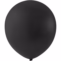 Creativ Company 592002, Toy balloon, Rubber, Black, Round, 8 yr(s), 230 mm