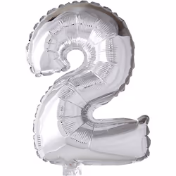 Creativ Company 59186, Toy balloon, Foil, Silver, Theme party, Modeling balloon, 8 yr(s)
