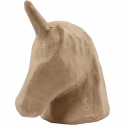 Creativ Company 50420, Papier mache animal, Paper, Unicorn, 100 mm, 185 mm, 1 pc(s)