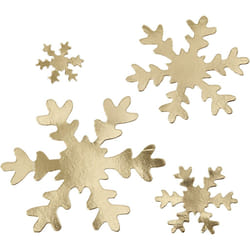 Creativ Company 49897 Christmas ornament Specific christmas ornament Faux leather Gold 16 pc(s)