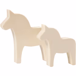 Creativ Company Horse, Wood, Wood, Animals, 2 pc(s), 2 pc(s)