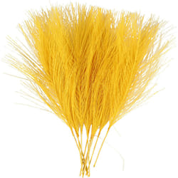 Creativ Company Artificial Feathers, L: 15 cm, W: 8 cm, Yellow, 10 pc, 1 Pack