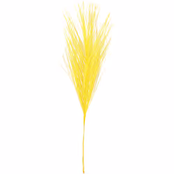 Creativ Company Artificial Feathers, L: 15 cm, W: 8 cm, Yellow, 10 pc, 1 Pack