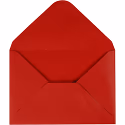 Creativ Company 217013, C6 (114 x 162 mm), Red, 160 mm, 115 mm, 110 g, 10 pc(s)