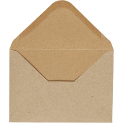 Creativ Company 217016 envelope C6 (114 x 162 mm) Beige 10 pc(s)