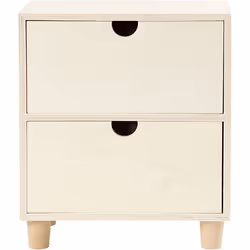 Creativ Company 57946, Wood, 2 drawer(s), Wood, Monochromatic, Square, Wood