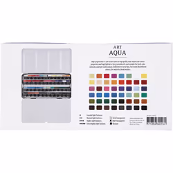 Creativ Company Art Aqua watercolour paints water based paint Multi Palette 48 pc(s) - Additional view 2