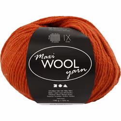 Creativ Company 447406, Red, Polyacrylic/Wool, 125 m, 30 °C, 100 g