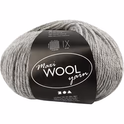 Creativ Company 447418, Grey, Polyacrylic/Wool, 125 m, 30 °C, 100 g