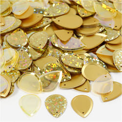 Creativ Company 522042 rhinestone/sequin Sequins Gold 1.9 cm