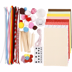 Creativ Company Crafting Assortment, Candy, 1 Pack, Children's craft kit