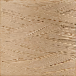 Creativ Company Paper Raffia Yarn, W: 7-8 mm, Sand, 100 M, 1 Roll