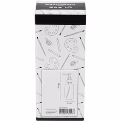 Creativ Company Soap Dispenser, H: 19,3 cm, 6,3 cm, 230 ml, Clear, 1 pc